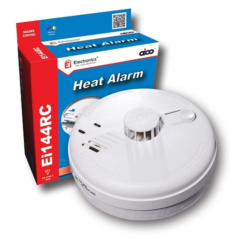Aico (EI144E) 240v/Batt. Heat Detector